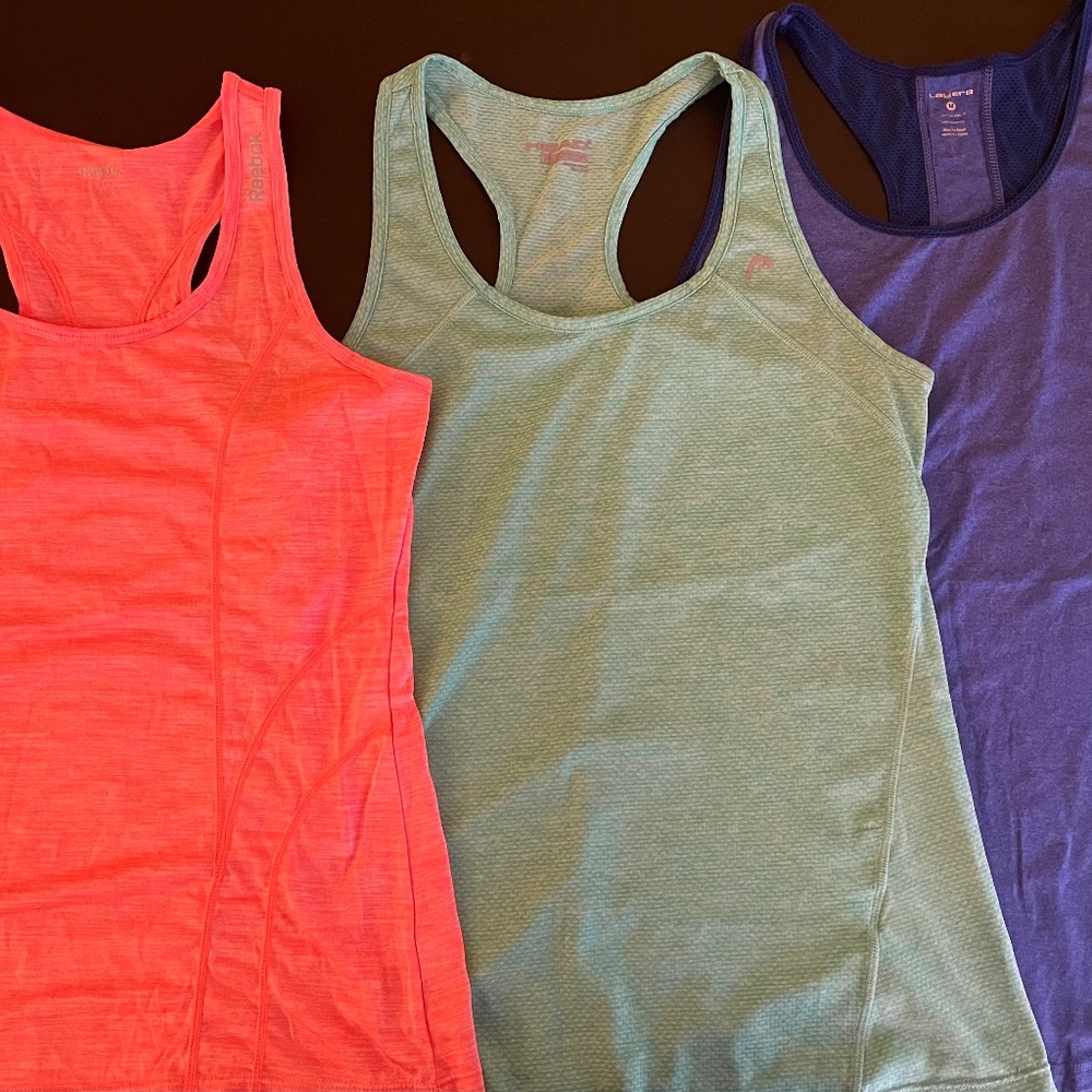 Bundle of athletic tanks